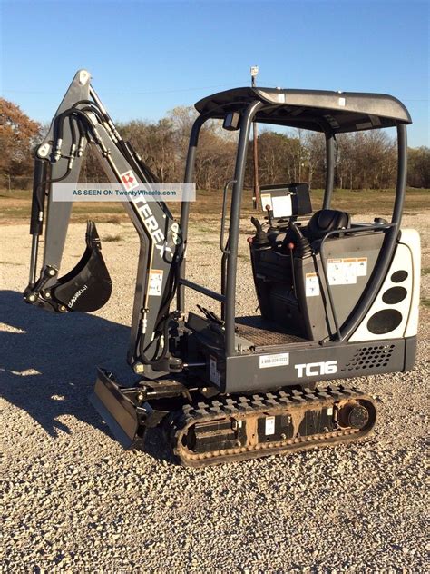 terex tc16 mini excavator manual|terex tc16 specifications.